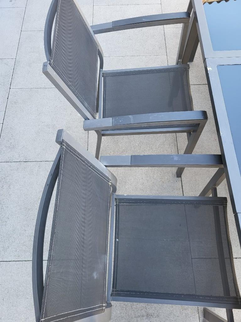 Tuinset, Ophalen, Gebruikt, 6 zitplaatsen, Aluminium