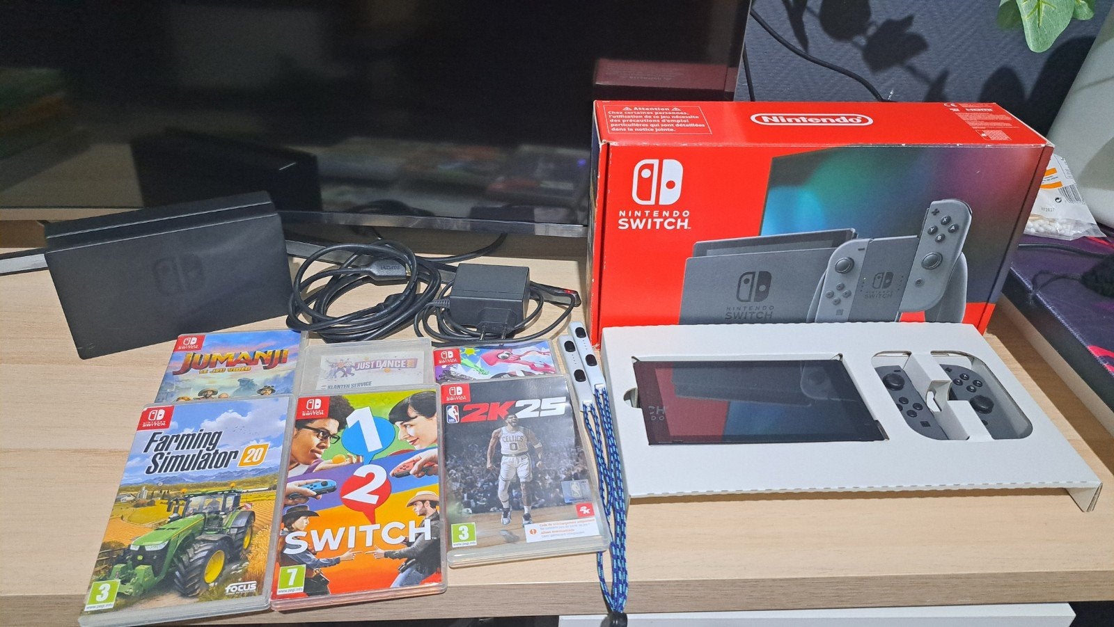 Nintendo switch complète en boite avec jeux comme neuf, Consoles de jeu & Jeux vidéo, Enlèvement ou Envoi, Comme neuf, Avec jeux