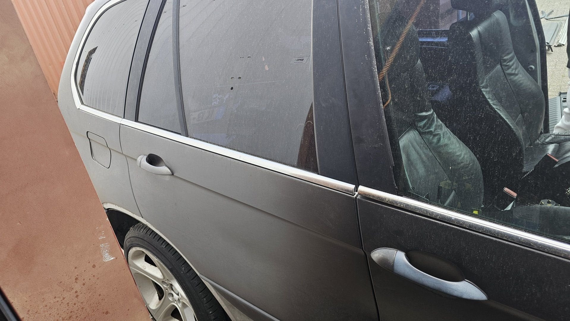 Deur portier rechts achterzijde BMW X 5-serie E53, Gebruikt, -, Deur, Achter