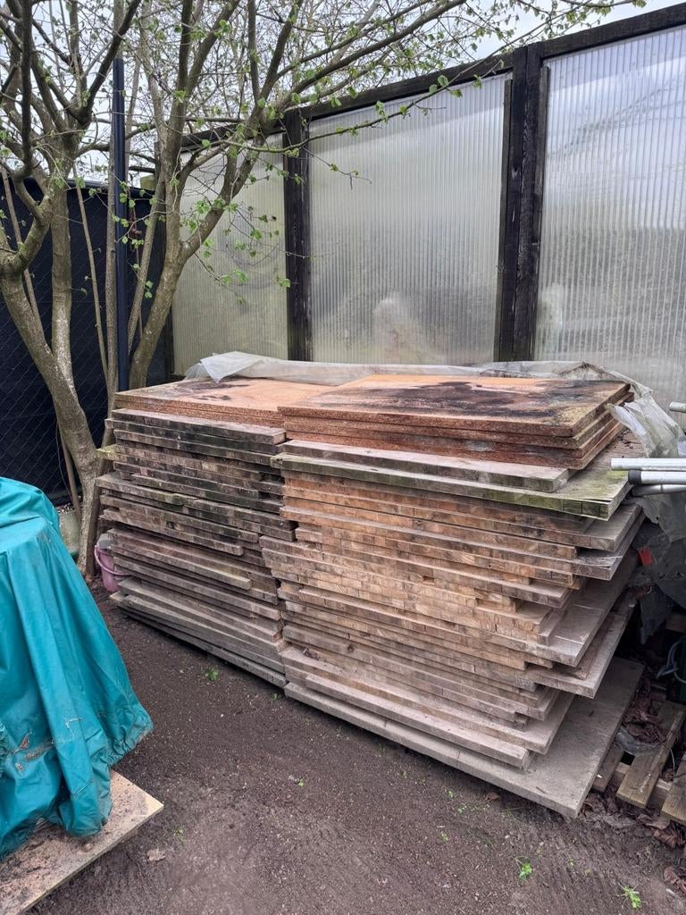 Houten voor palletstelling, Doe-het-zelf en Bouw, Ophalen of Verzenden