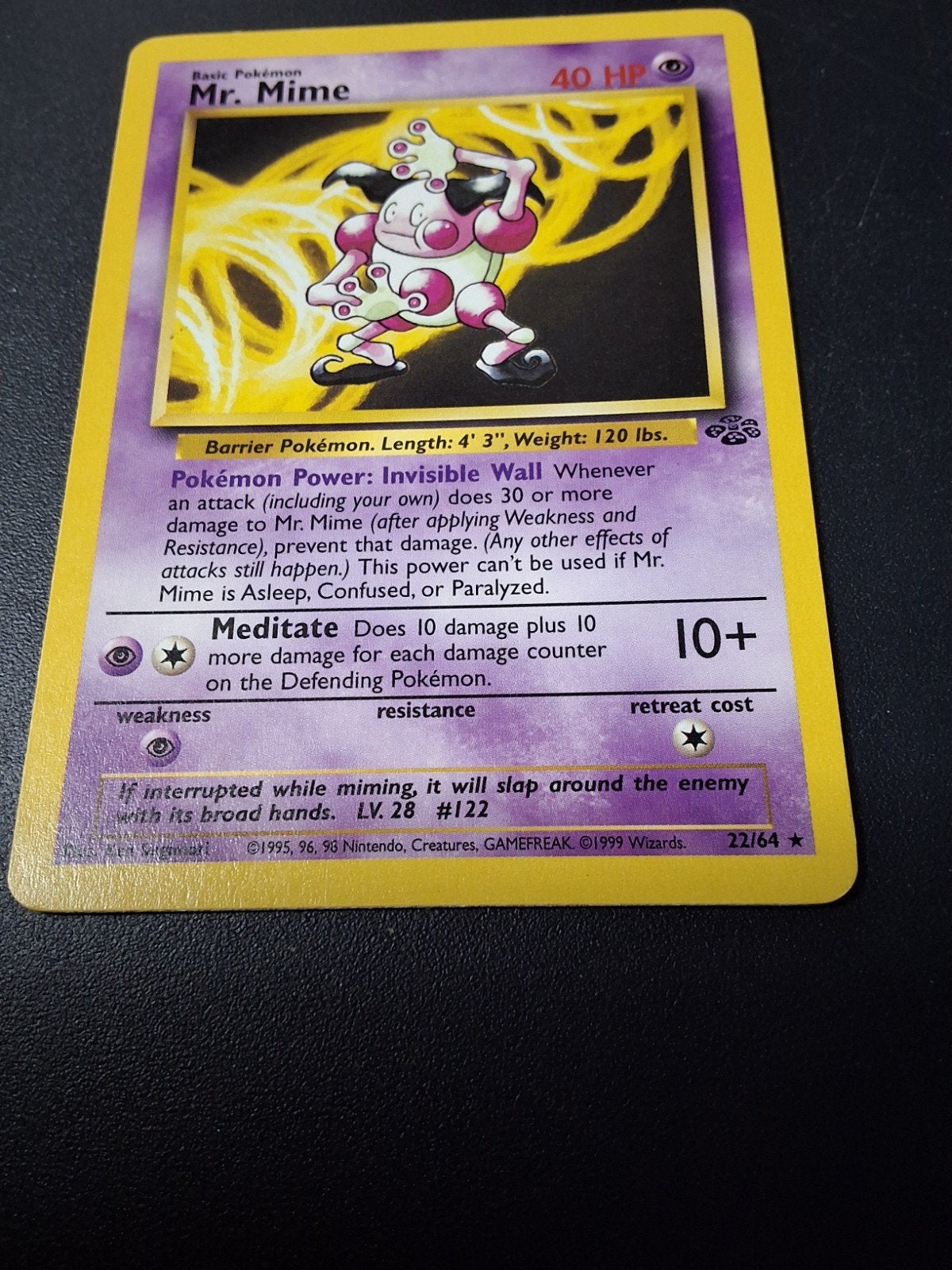 M. Mime 22/64, Enlèvement