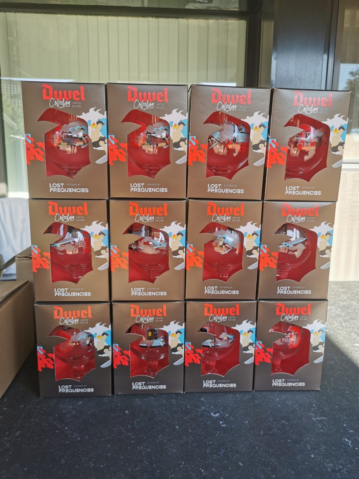 Duvel glazen Lost Frequencies, Verzamelen, Ophalen of Verzenden, Duvel
