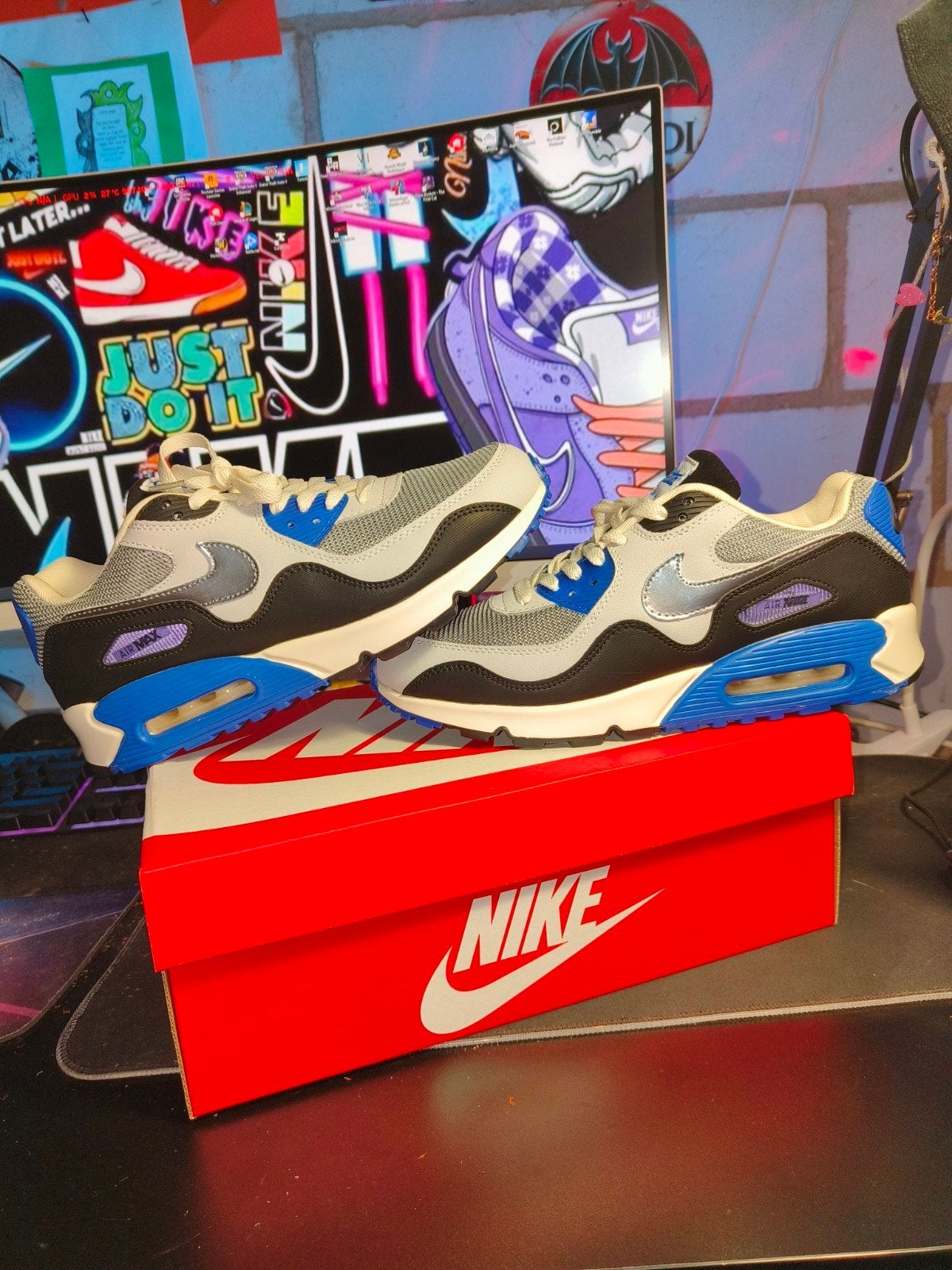 Nike X patta maat 45. New!, Nike air max, Blauw, Nieuw, Ophalen of Verzenden