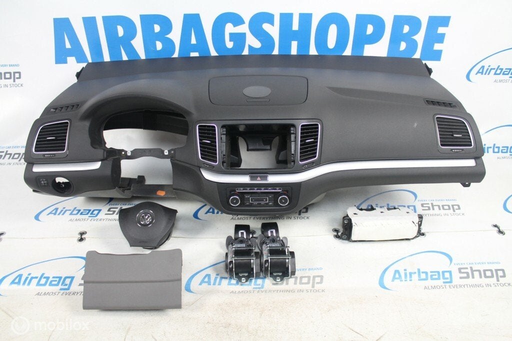 Airbag kit Tableau de bord noir VW Sharan 2010-....