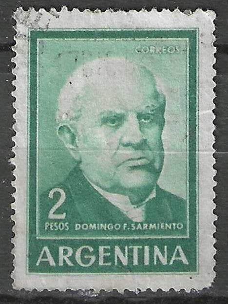 Argentinie 1963 - Yvert 662 - Domingo F. Sarmiento (ST), Verzenden, Gestempeld