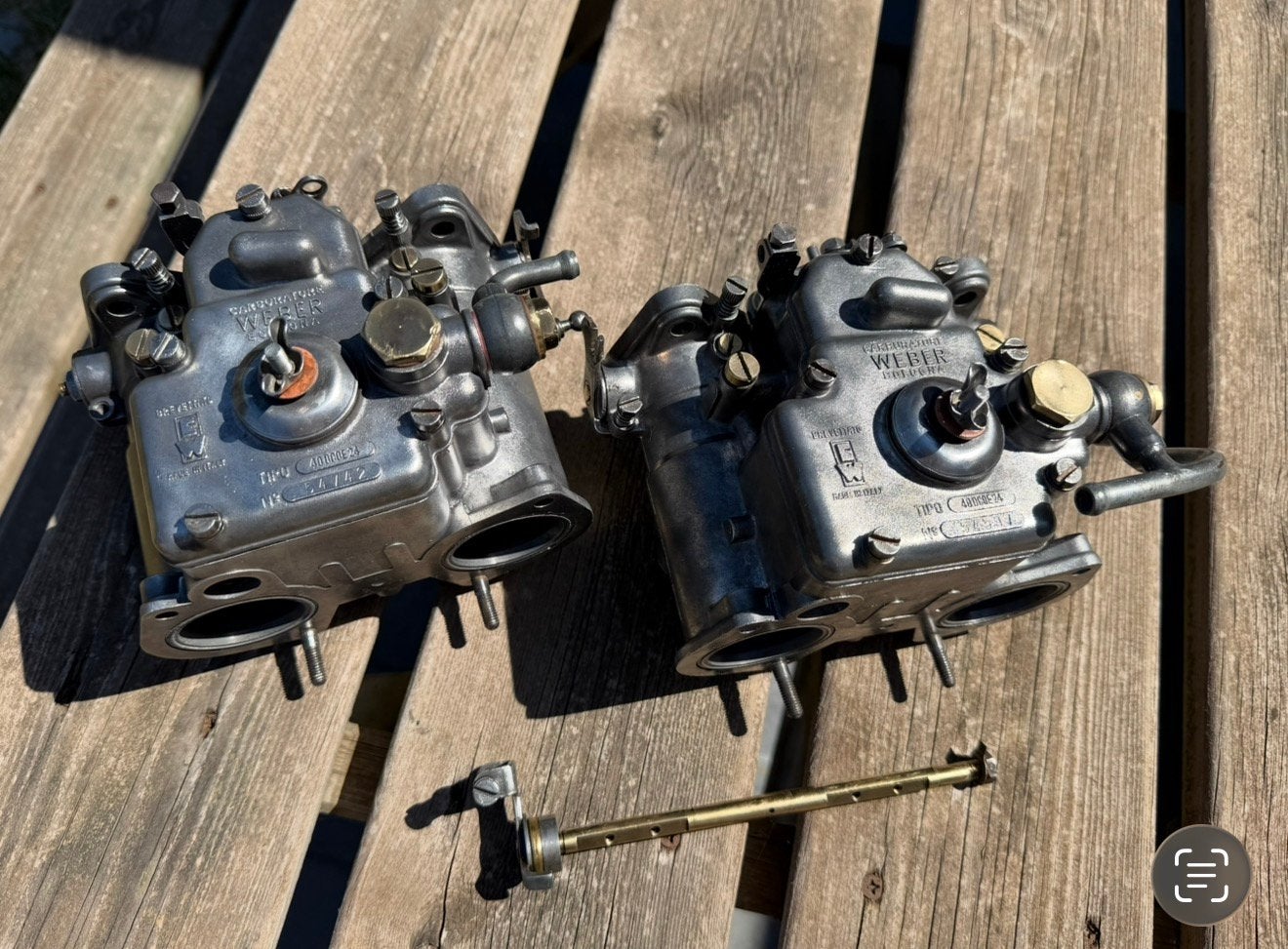 40 dcoe 24 webers voor alfa romeo 105 1600 super, Auto-onderdelen, Ophalen, Alfa Romeo