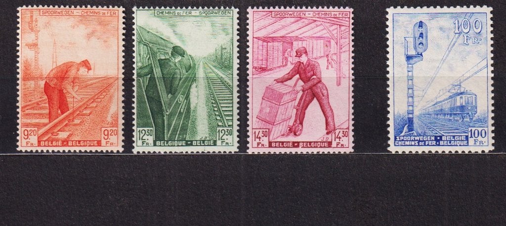 Belgique Timbres chemins de fer 1942 TR260-TR262 **, Timbres & Monnaies, Timbres | Europe | Belgique, Neuf, Non oblitéré, Trains