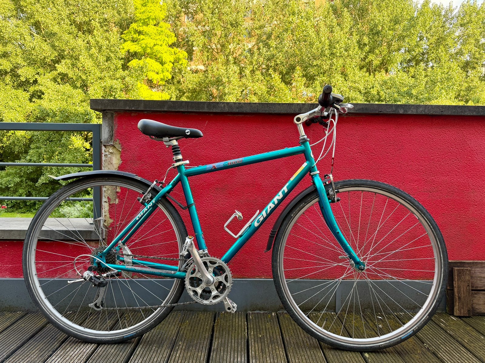 Velo giant acier chromoly, Vélos & Vélomoteurs, Vélos | Hommes | Vélos de sport & Vélo de randonnée, Enlèvement, Comme neuf, 28 pouces
