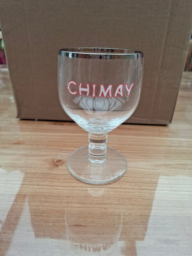Verre à bière Chimay, Collections, Verres & Petits Verres, Enlèvement, Utilisé, Verre à bière