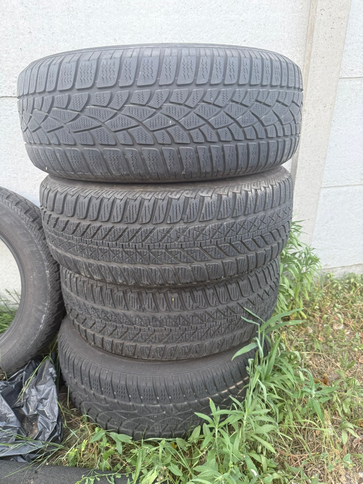 4 sezoens banden Dunlop zo goed als nieuw, Enlèvement, Comme neuf