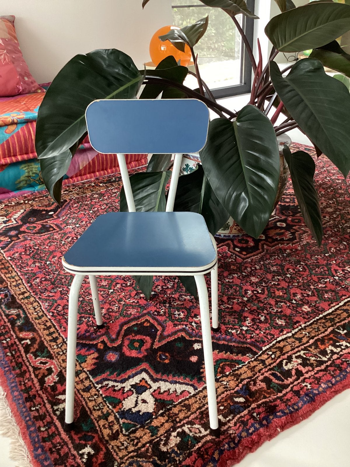 Vintage formica kinderstoel, Ophalen of Verzenden, Zo goed als nieuw