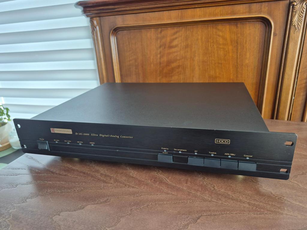 Converter DAC Parasound D/AC 2000, Enlèvement ou Envoi, Comme neuf