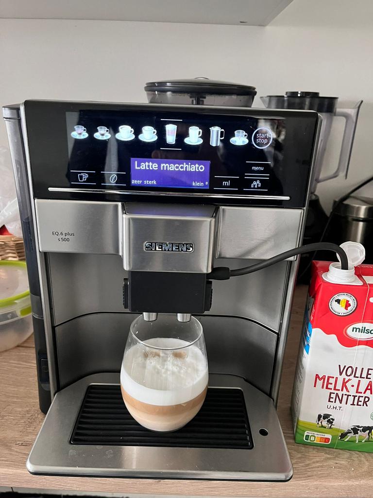 Koffiemachine Siemens EQ.6 plus s500 ( machine à café, Electroménager, Enlèvement, Comme neuf