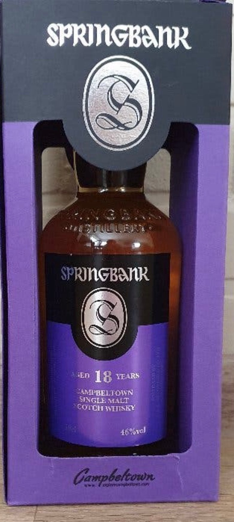 Springbank 18 Year Old, Enlèvement ou Envoi, Comme neuf