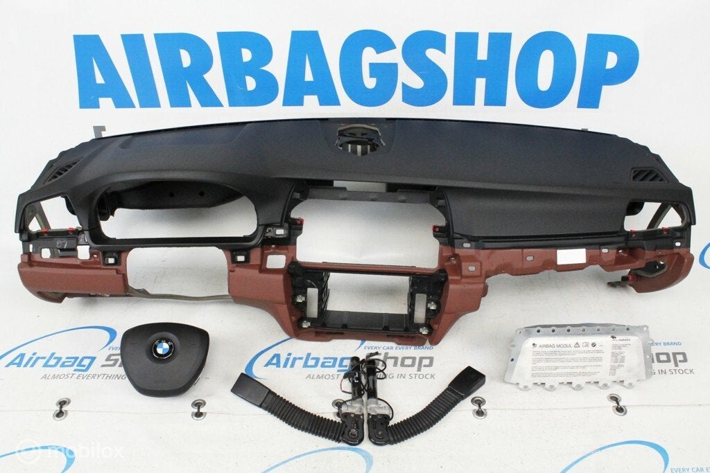 Airbag set Dashboard zwart bruin BMW 5 serie F10, Gebruikt, Ophalen of Verzenden