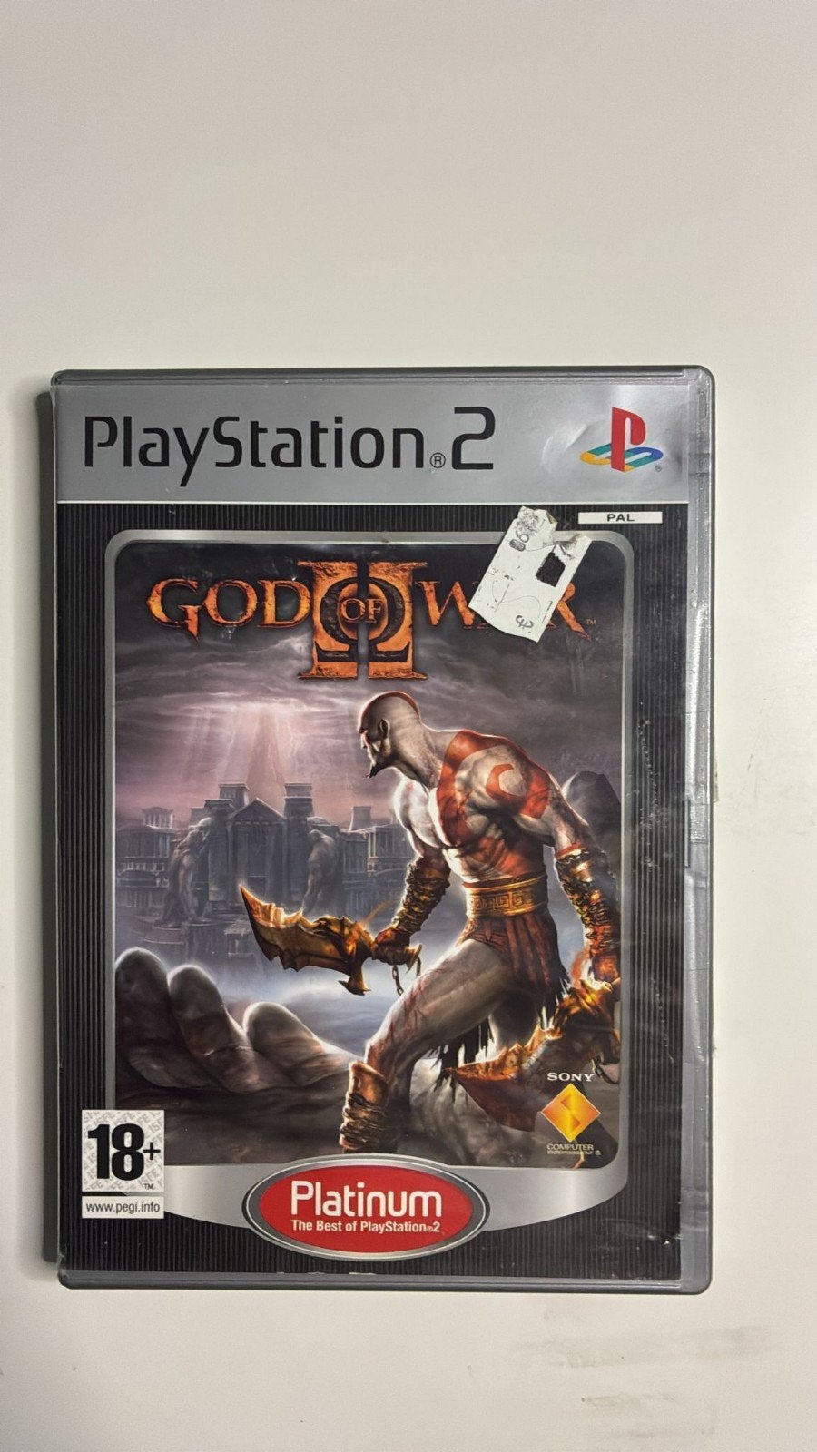 God of War II Édition Platine PS2, Enlèvement ou Envoi