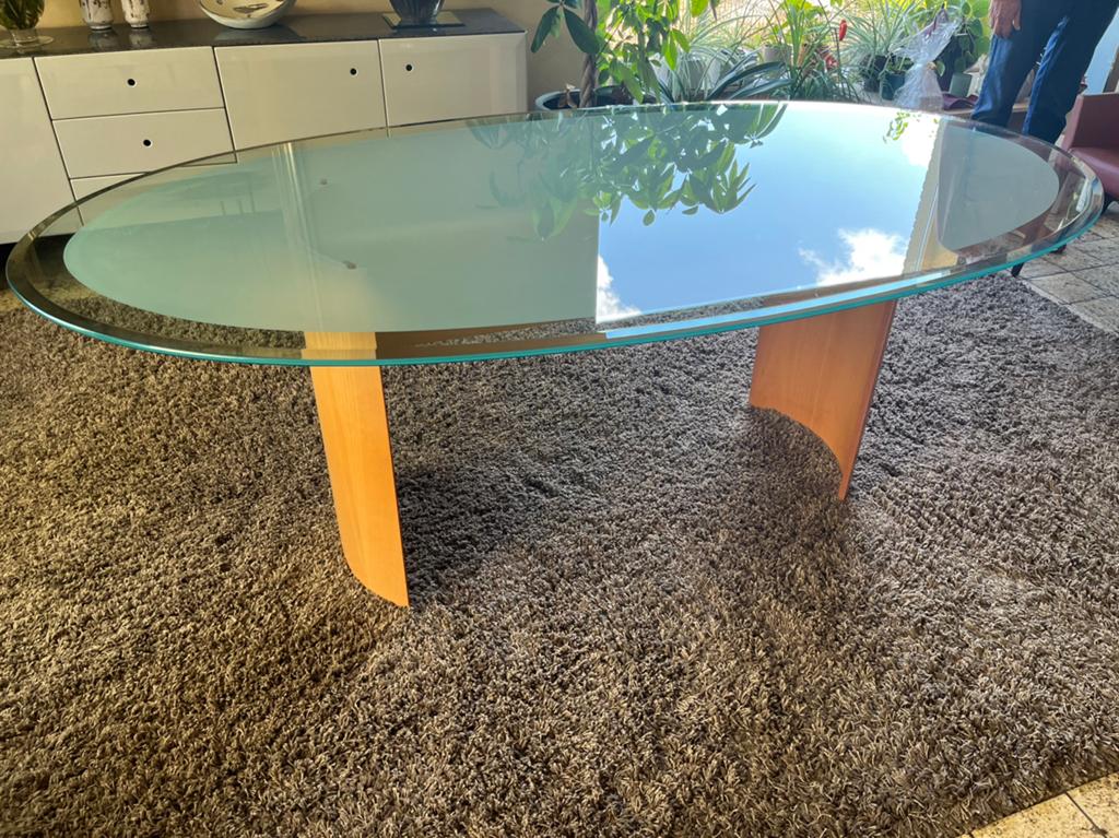 Eettafel glas, Ophalen, Zo goed als nieuw, Glas