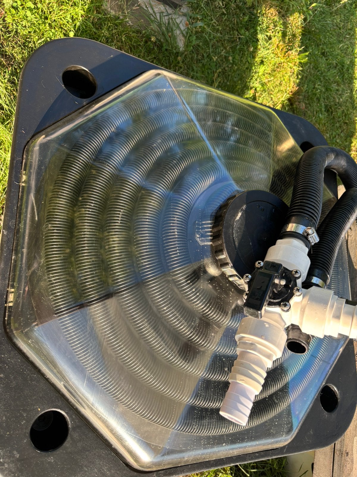 Solar dome zwembadverwarming MET bypass kraan, Jardin & Terrasse, Enlèvement ou Envoi, Comme neuf