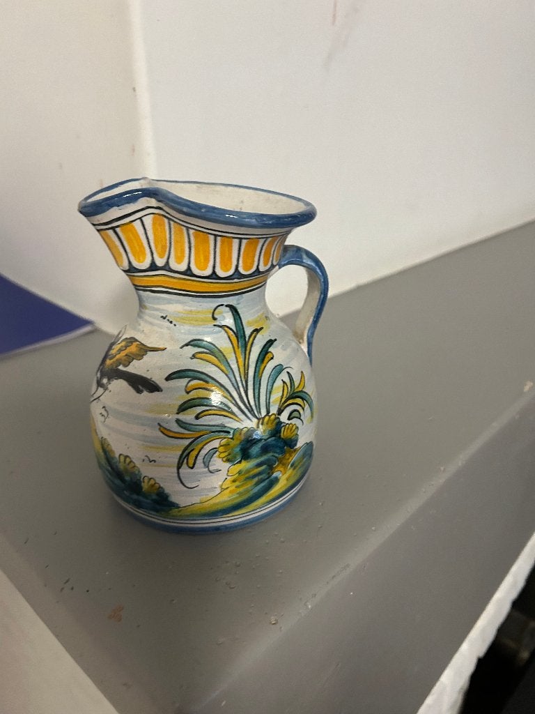 Prachtig vaasje met kenmerk, Maison & Meubles, Accessoires pour la Maison | Vases, Enlèvement, Comme neuf, Bleu