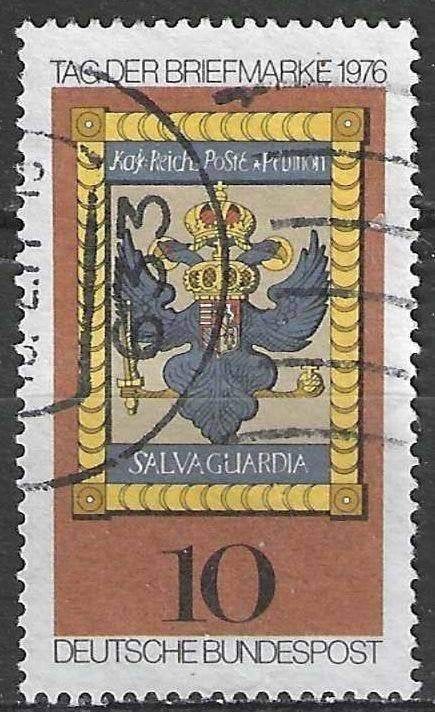 Duitsland Bundespost 1976 - Yvert 752 - Postzegeldag (ST), Verzenden, Gestempeld