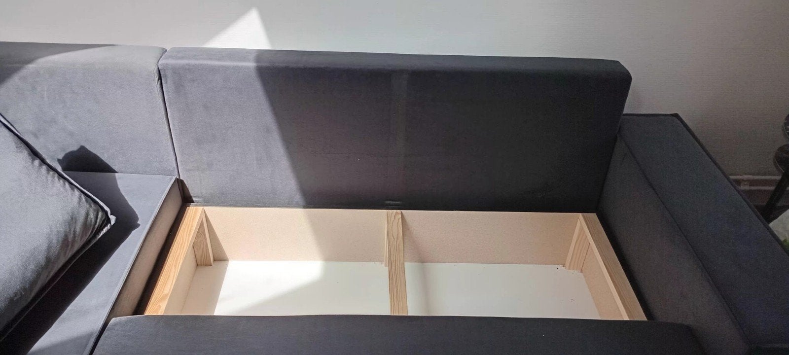 Canapé-lit d'angle convertible, 4 places, Neuf, Banc d'angle, 125 à 150 cm, Enlèvement