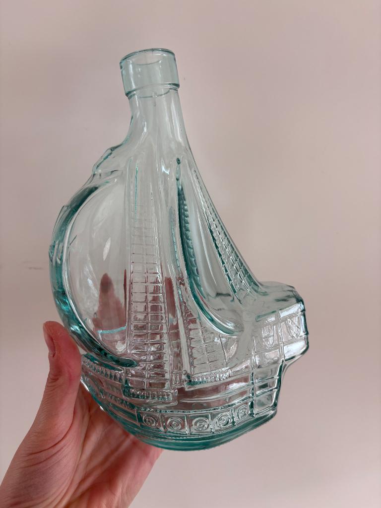 Fles, karaf scheepvormig  (vintage), Ophalen
