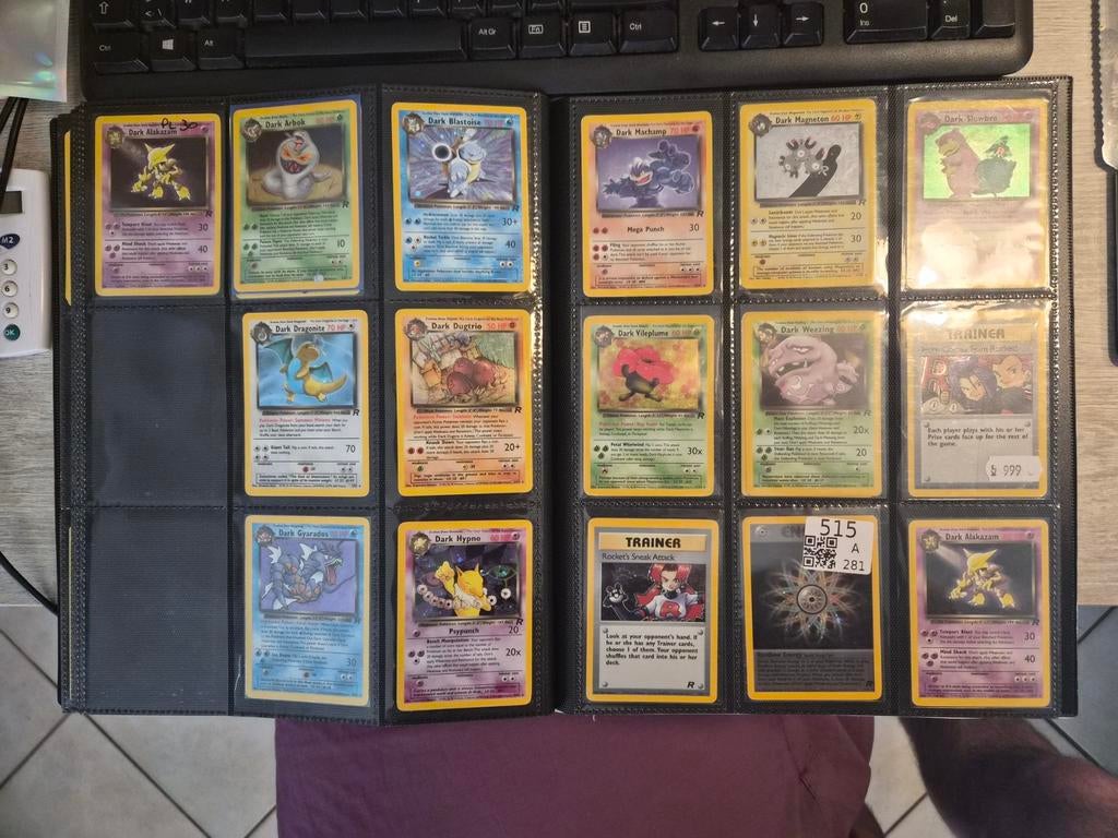 Team rocket set 78/83 compleet, Ophalen of Verzenden, Gebruikt, Meerdere kaarten, Foil