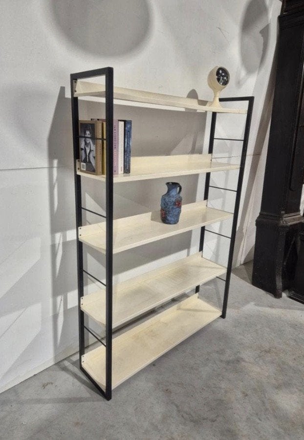 Tomado D. Dekker wandkast boekenkast mid century design, Ophalen, Huis en Inrichting