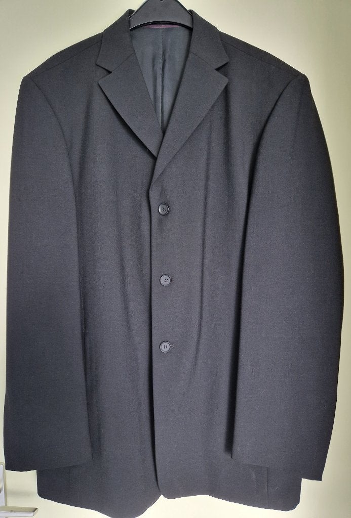 Heren colbert zwart maat 50 met ritsbare binnenzakken, Kleding | Heren, Kostuums en vesten, WE, Maat 48/50 (M), Zwart, Nieuw