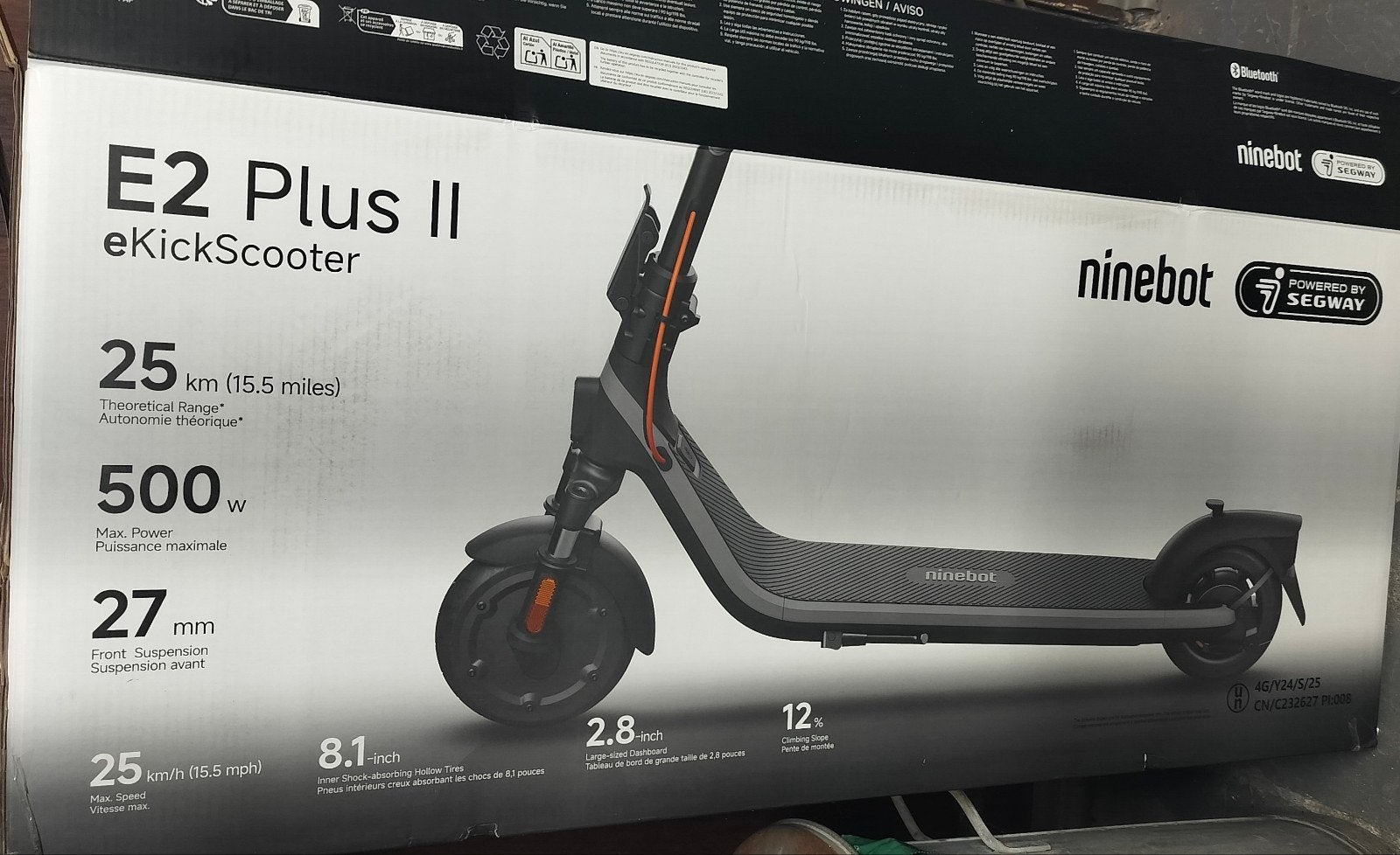 E-step Ninebot, Fietsen en Brommers, Ophalen