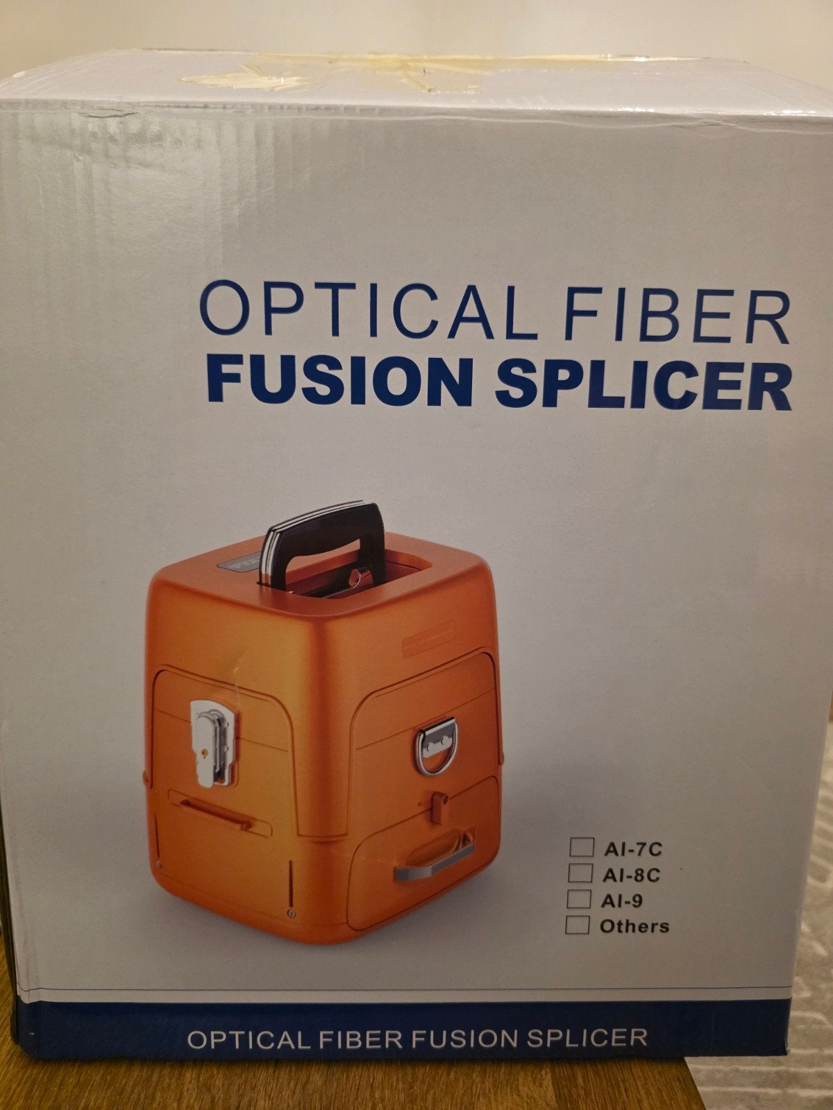 Glasvezel lastoestel / fusion splicer, Ophalen