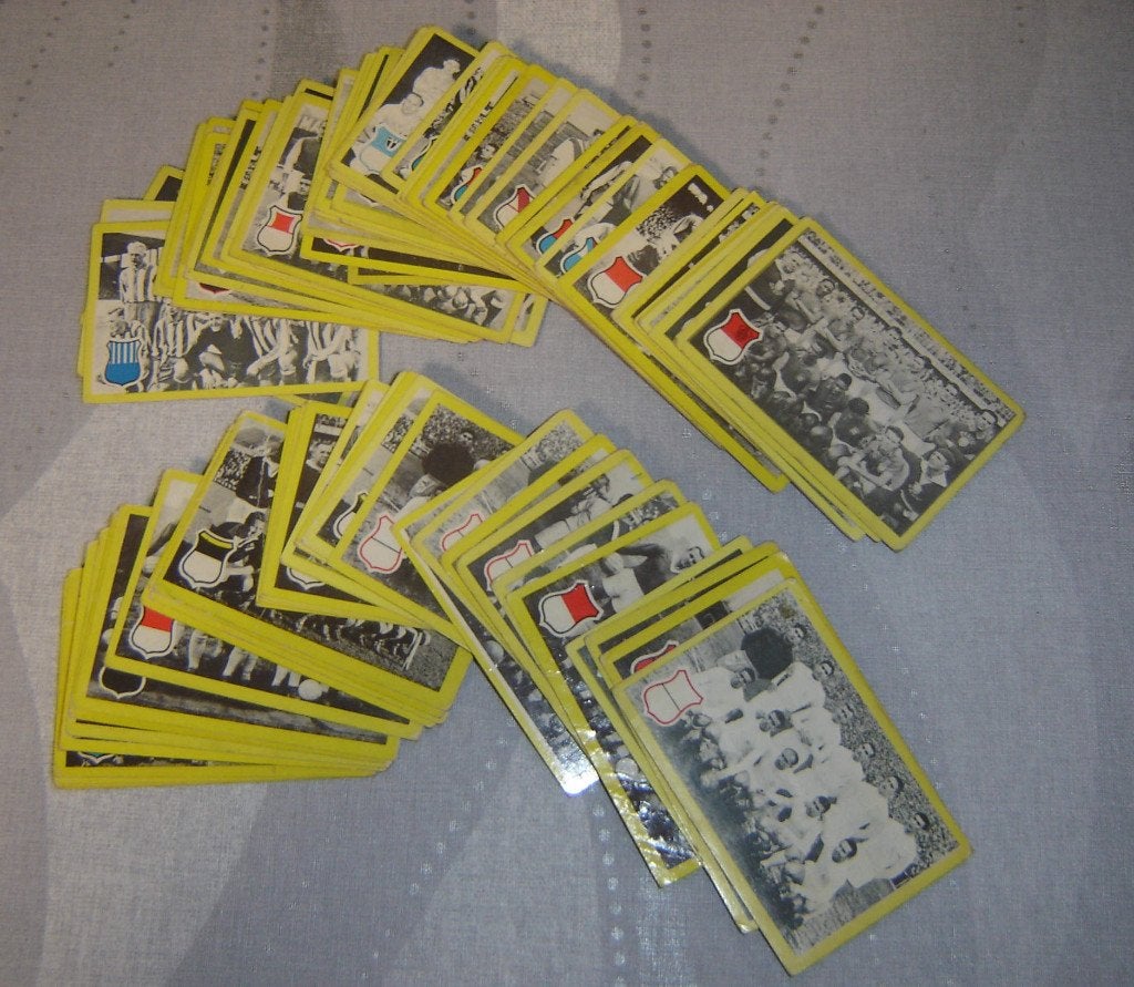 Chromos Maple Leaf 85st Voetbalploegen 1960, Gebruikt, Verzenden, 1940 tot 1960, Prent