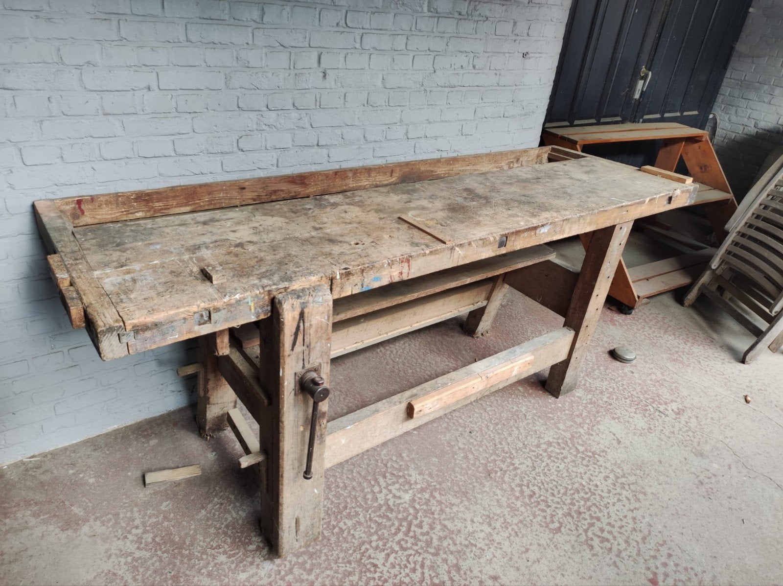 oude werkbank, Antiek en Kunst, Ophalen