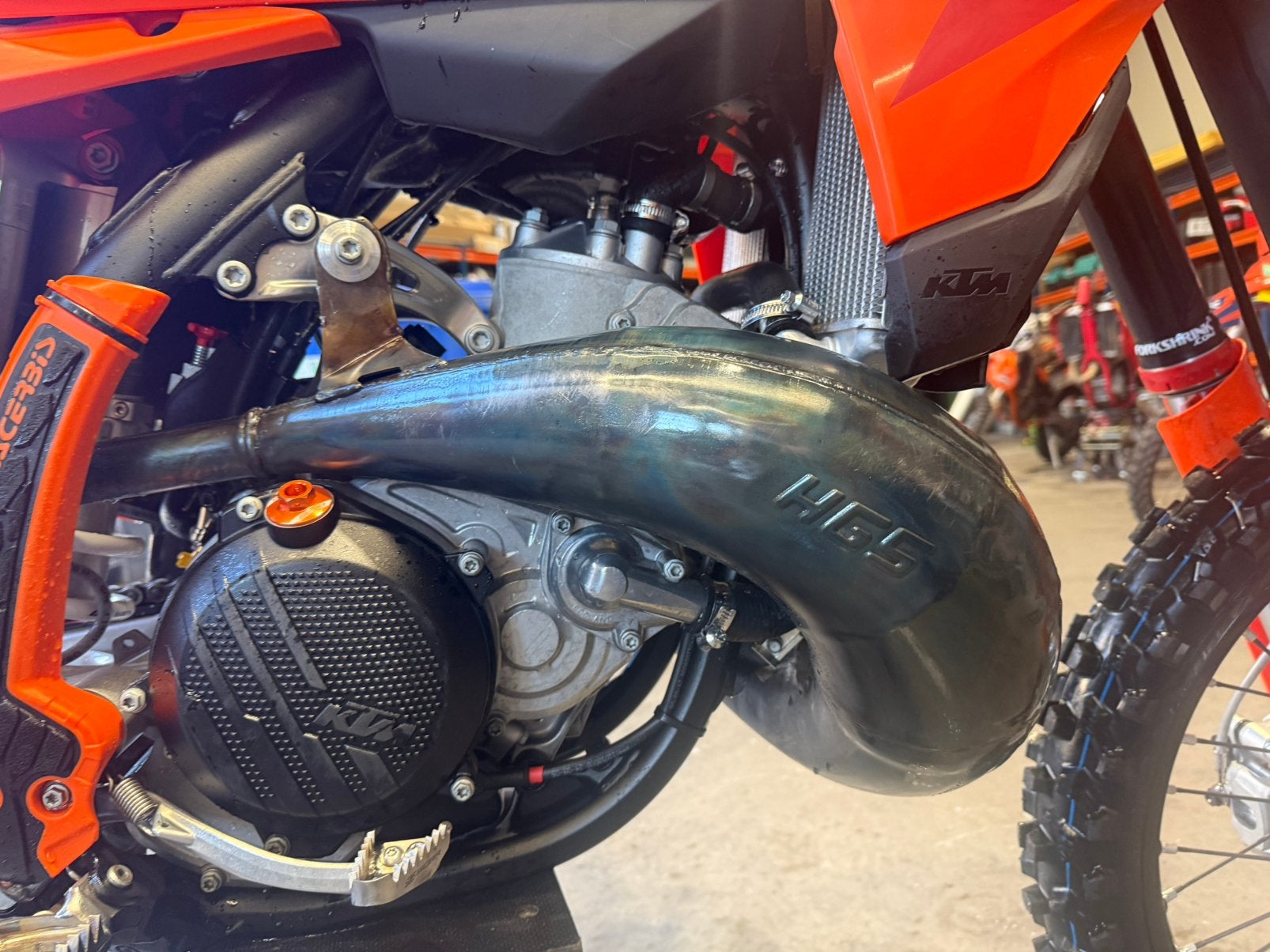 Zeer nette HGS uitlaat KTM/GAS/HUSQ SX/MC/TC 250 2023-2027, Ophalen