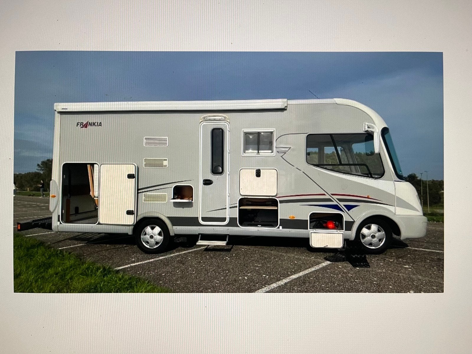 mooie Frankia 4200kg te koop, Caravanes & Camping, Camping-cars, Entreprise, Porte conducteur, Jusqu'à 6, Intégral