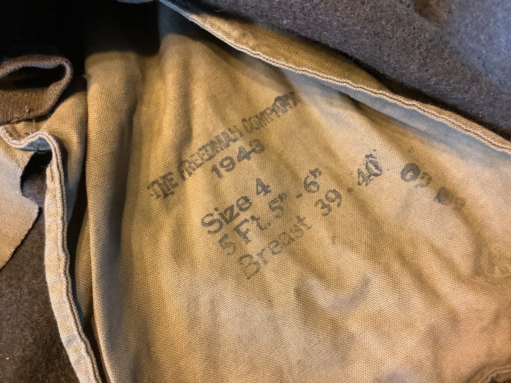 Overcoat capote hiver   canadien ww2 terrain 1943, Enlèvement