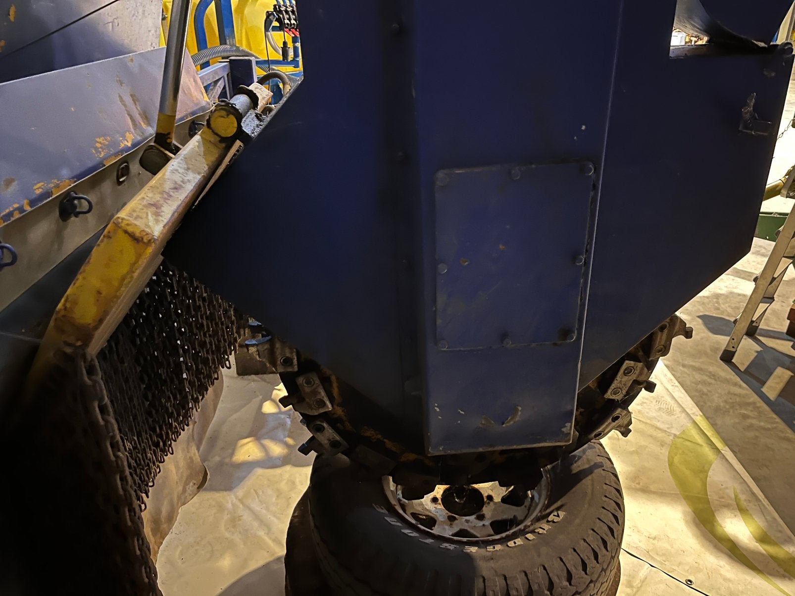 Stronkenfrees tractor, Ophalen
