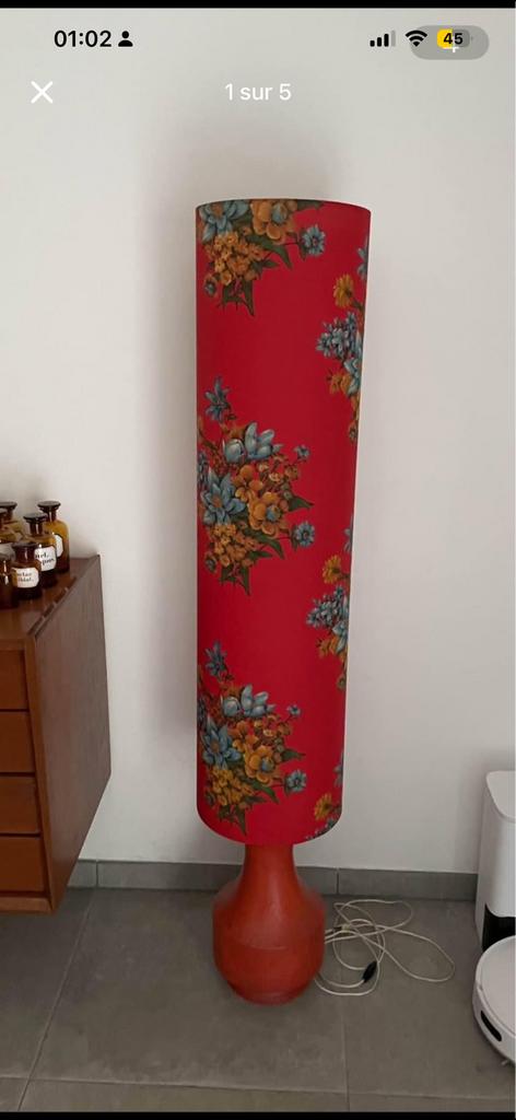 Lampe sur pied vintage, Ophalen, Zo goed als nieuw