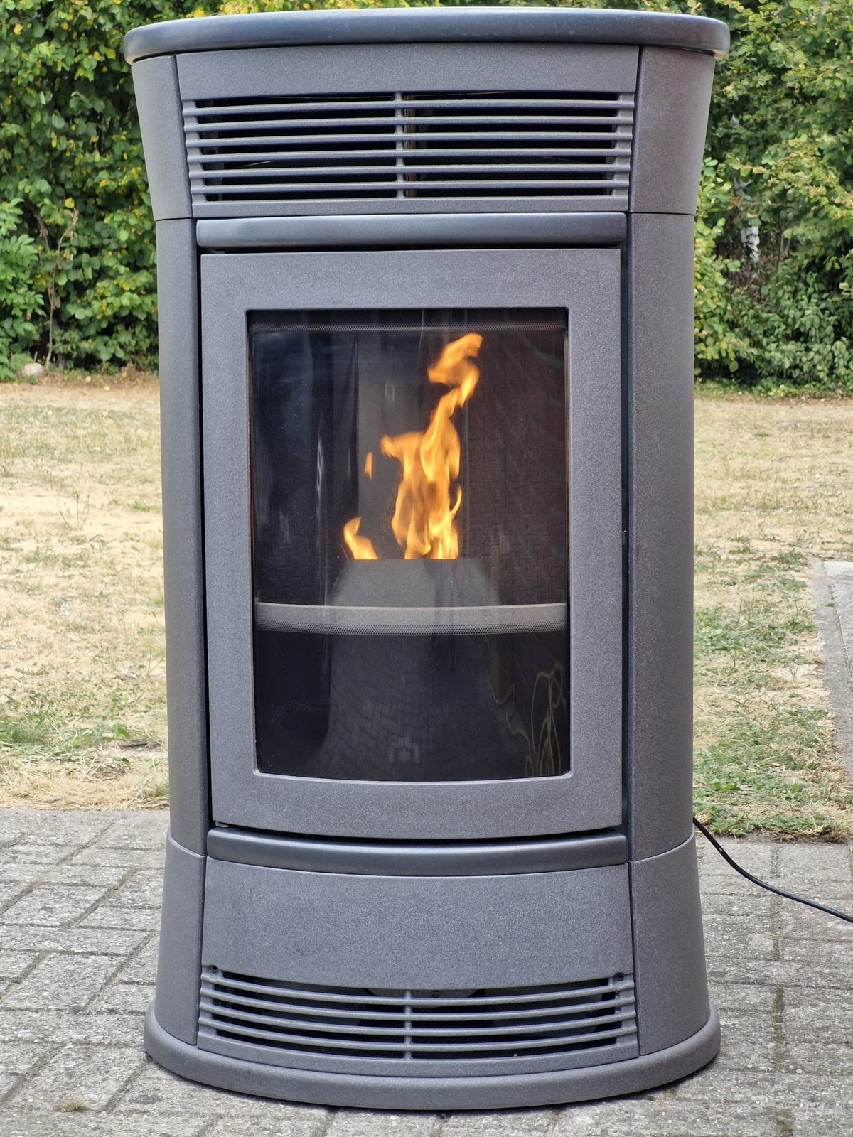 Pelletkachel Edilkamin Funny 11Kw Kanalisatie kan Geleverd, Ophalen, Gebruikt, Vrijstaand, Pelletkachel
