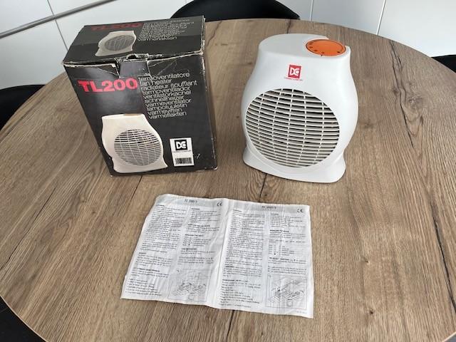 Bijverwarming / ventilatorkachel TL200, Electroménager, Ventilateurs, Enlèvement ou Envoi, Comme neuf, Ventilateur de table
