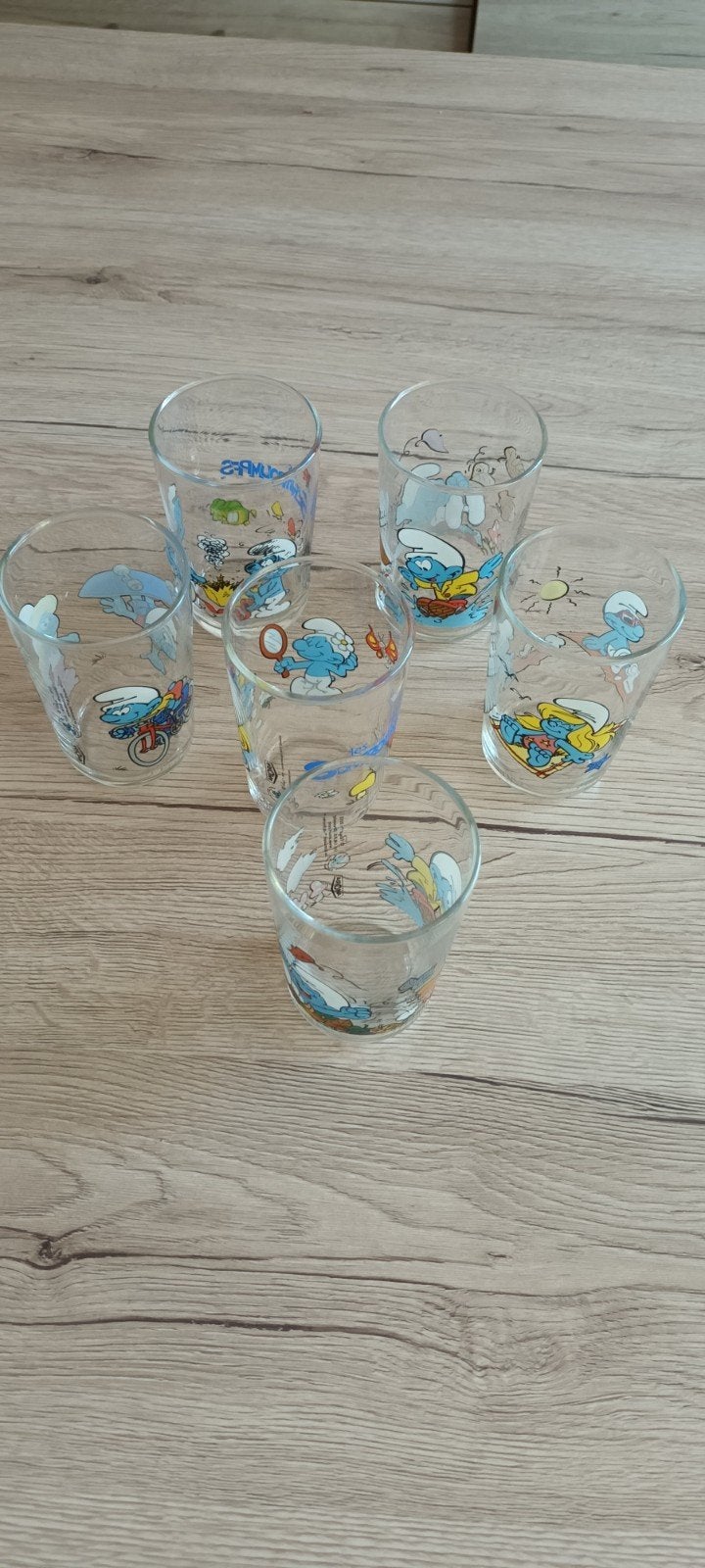 smurf glazen, Enlèvement, Comme neuf, Verre à soda