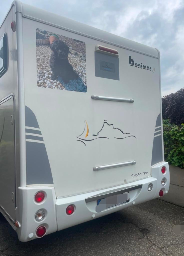 Benimar Sport 345 –Transit 2.2 TDCi 140pk – 2012 – 75.000 km, Alkoof, Ringverwarming, Ford, Fietsendrager