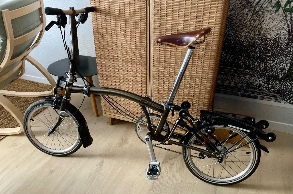 Vélo BROMPTON S6E Gloss Black Edition comme neuf !, Vélos & Vélomoteurs, Vélos | Vélos pliables, Comme neuf, Brompton, Totalement pliable