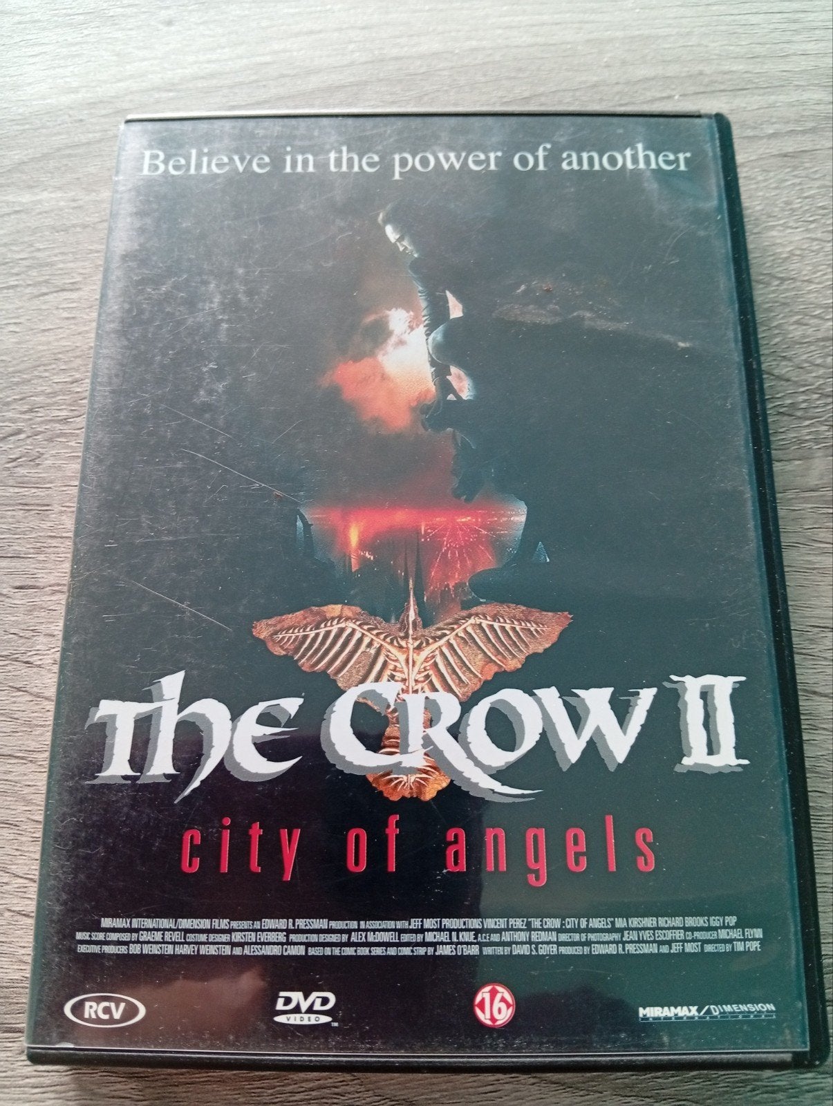 Le Corbeau 2, La Cité des Anges, DVD d'action Brandon Lee, Surnaturel, Enlèvement ou Envoi, À partir de 16 ans, Anglais