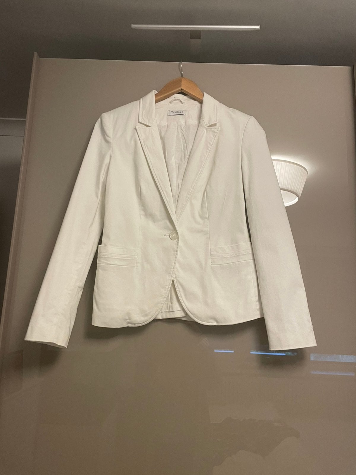Witte blazer, Taille 38/40 (M), Comme neuf, Enlèvement, Blanc