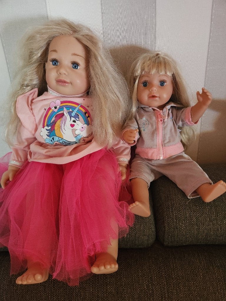 2 zapt poppen samen 8 euro, Kinderen en Baby's, Speelgoed | Poppen, Ophalen of Verzenden