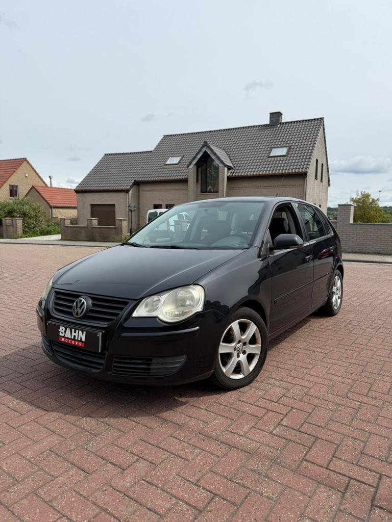 Volkswagen Polo 9n3, Auto's, Volkswagen, Zwart, Bedrijf, 5 deurs, Euro 4
