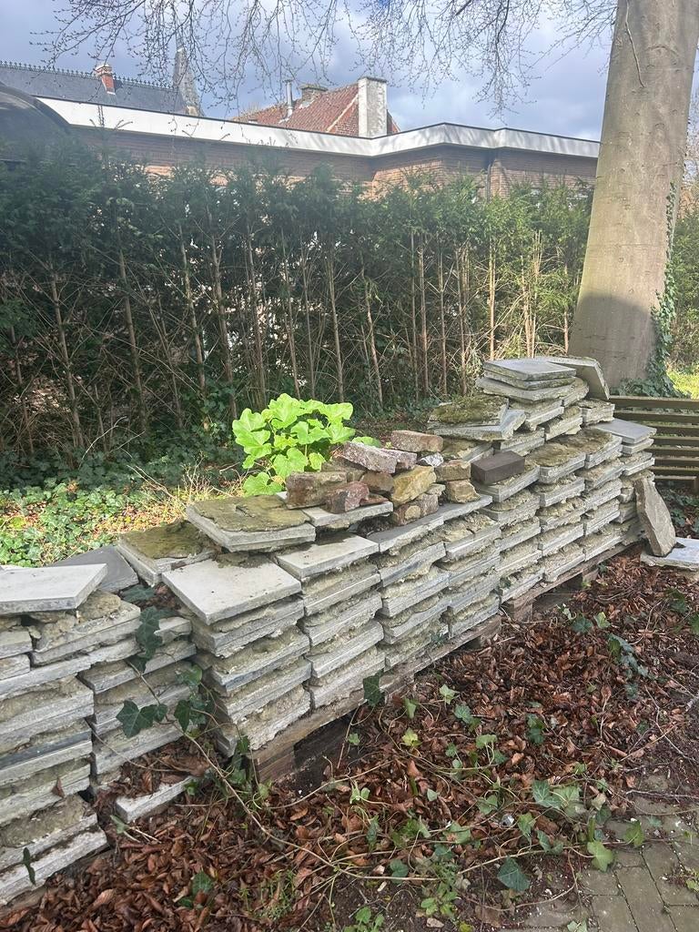 Dambordpatroon tegels 30x30, Ophalen, Zo goed als nieuw