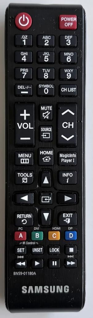 Samsung BN59-01180A afstandsbediening TV remote, TV, Hi-fi & Vidéo, Télécommandes, Enlèvement ou Envoi, Comme neuf, Originale