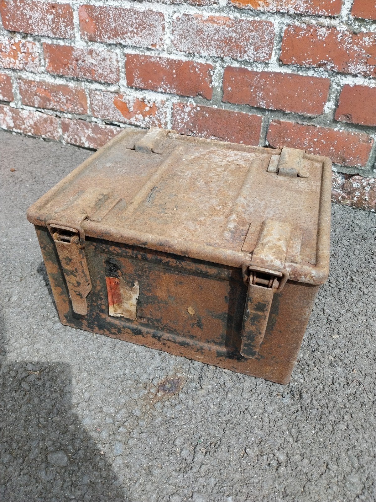 Belgische munitiekist wo2 7,65 mm patronen ABBL 1940, Verzamelen, Militaria | Algemeen, Ophalen of Verzenden